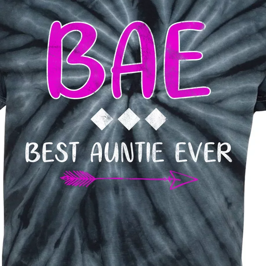 Bae Best Auntie Ever Kids Tie-Dye T-Shirt