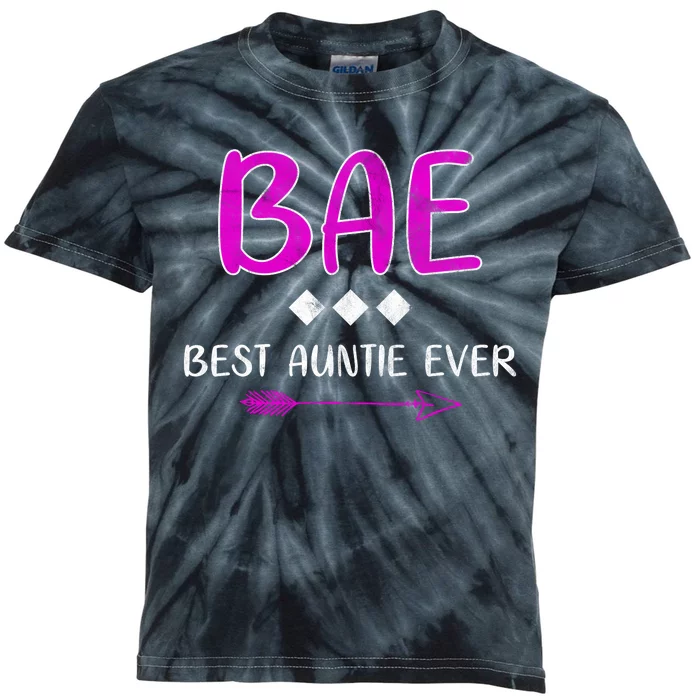 Bae Best Auntie Ever Kids Tie-Dye T-Shirt