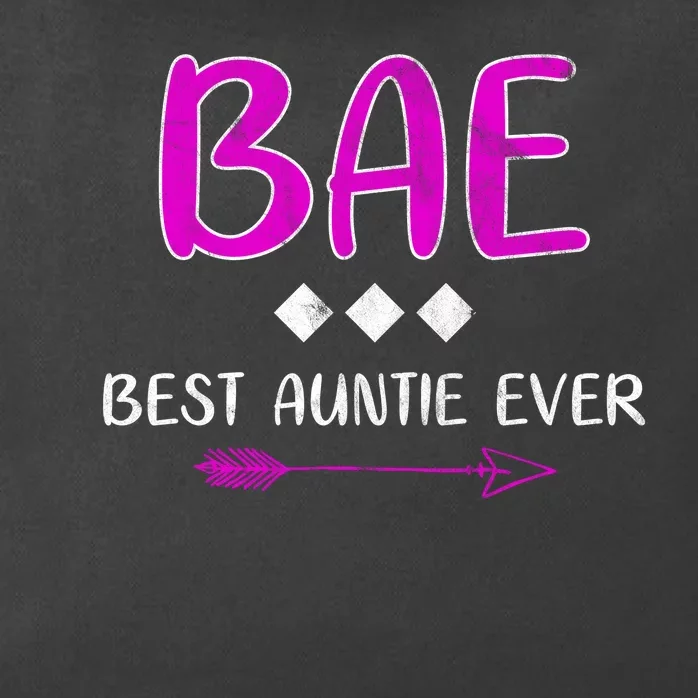 Bae Best Auntie Ever Zip Tote Bag