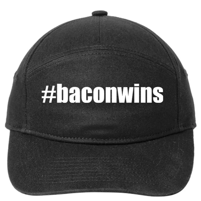 #Baconwins 7-Panel Snapback Hat