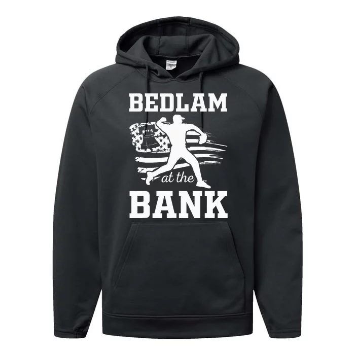 Bedlam Bedlam At The Bank Philadelphia Baseball Performance Fleece Hoodie