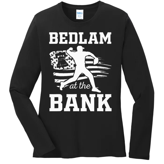 Bedlam Bedlam At The Bank Philadelphia Baseball Ladies Long Sleeve Shirt