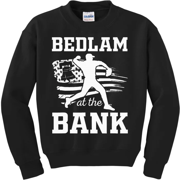 Bedlam Bedlam At The Bank Philadelphia Baseball Kids Sweatshirt