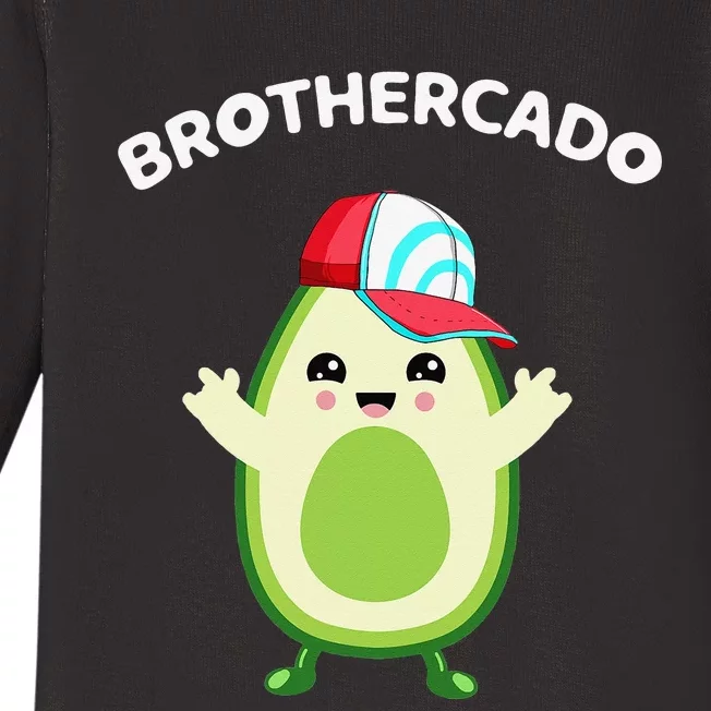 Brothercado Birthday Avocado Brother 1st Family Matching Baby Long Sleeve Bodysuit