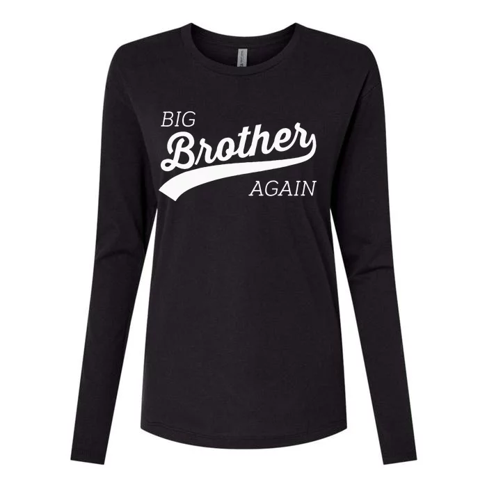 Big Brother Again Design With Arrow And Heart Womens Cotton Relaxed Long Sleeve T-Shirt