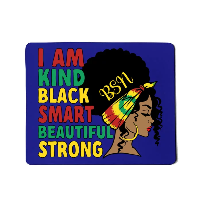 Black Bsn African American Bachelor Of Science In Nursing Meaningful Gift Mousepad