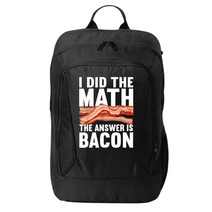 Best Bacon Art For Women Food Pork Meat Bacon Lovers City Backpack