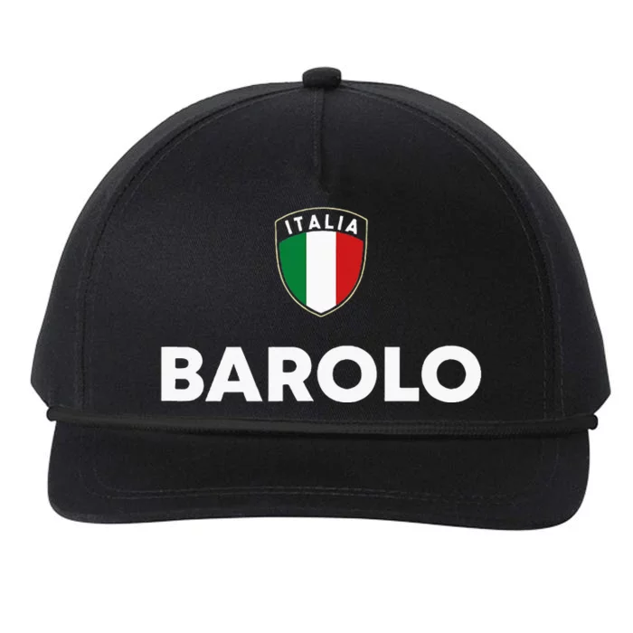 Barolo Snapback Five-Panel Rope Hat