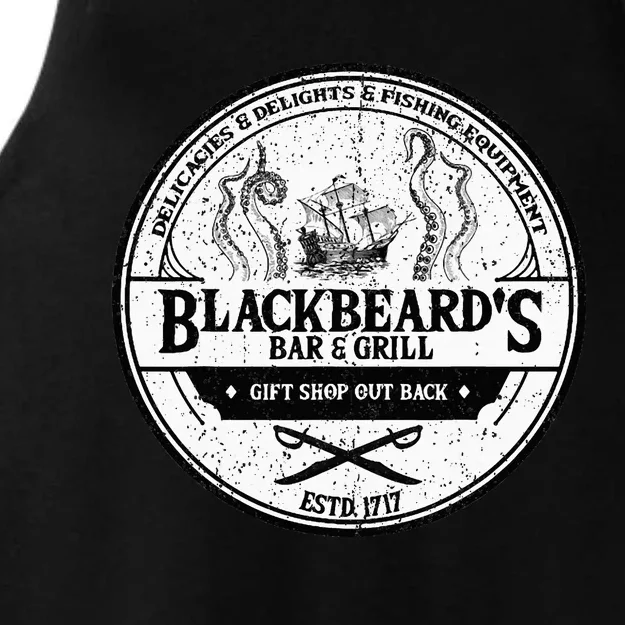 BlackbeardS Bar And Grill Ladies Tri-Blend Wicking Tank