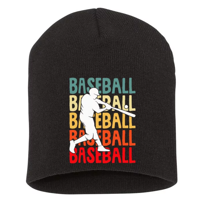 Baseball Short Acrylic Beanie