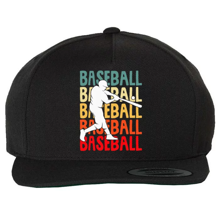 Baseball Wool Snapback Cap