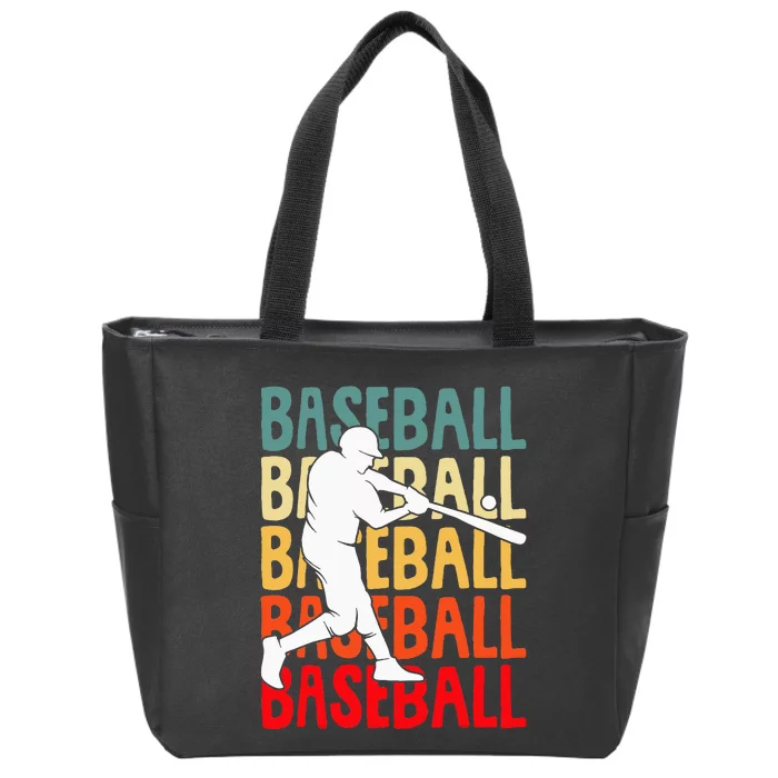 Baseball Zip Tote Bag