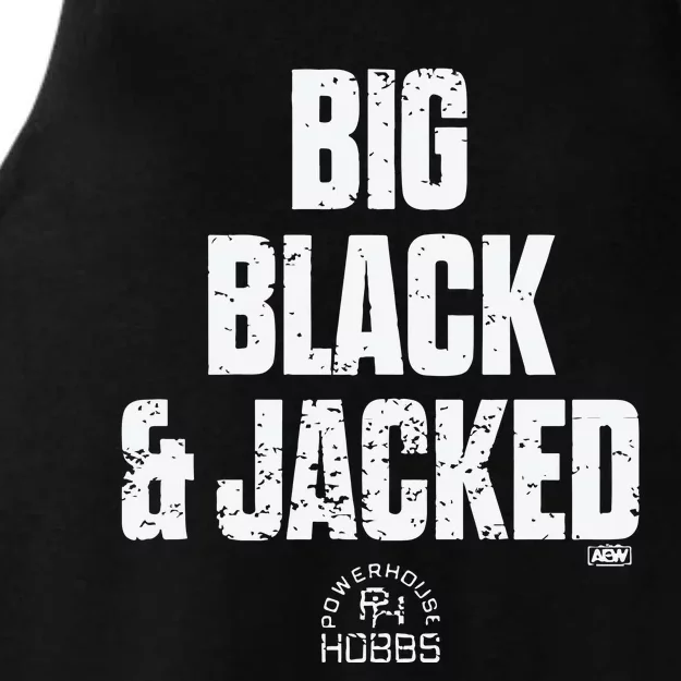 Big Black And Jacked Ladies Tri-Blend Wicking Tank