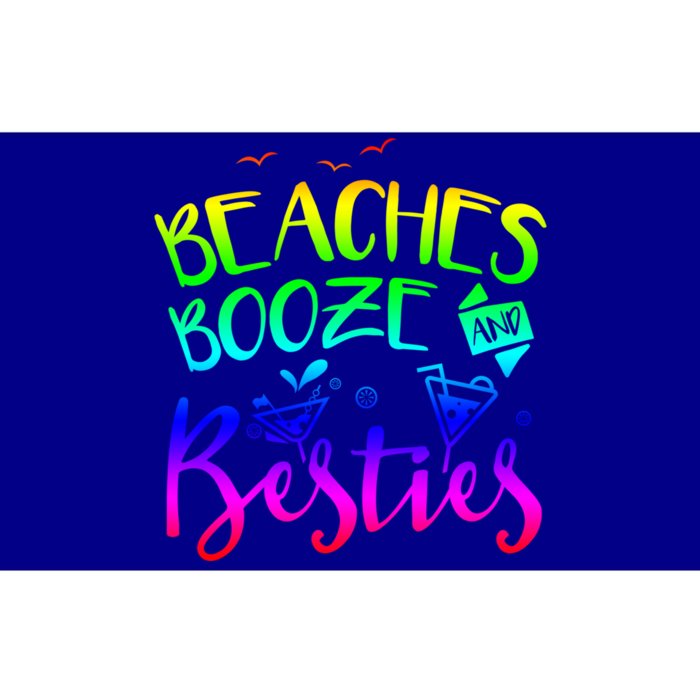 Beaches Booze And Besties Girls Trip Friends Bff Funny Gift Bumper Sticker