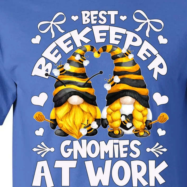 Best Beekeeper And Cute Honey Bee Gnomes Gift Tall T-Shirt