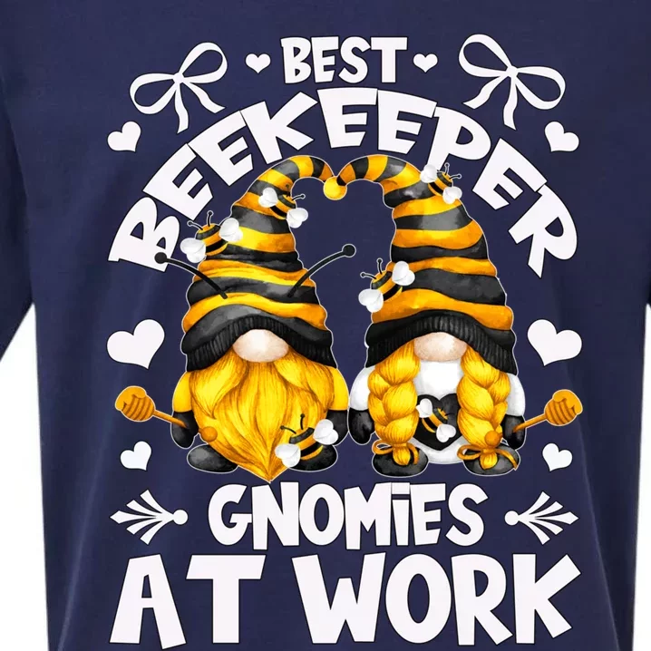 Best Beekeeper And Cute Honey Bee Gnomes Gift Sueded Cloud Jersey T-Shirt