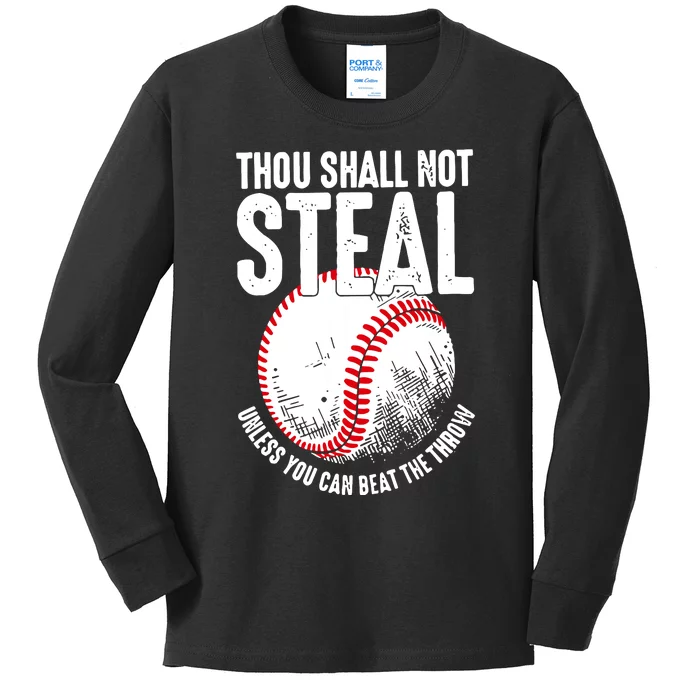 Baseball Kids Long Sleeve Shirt