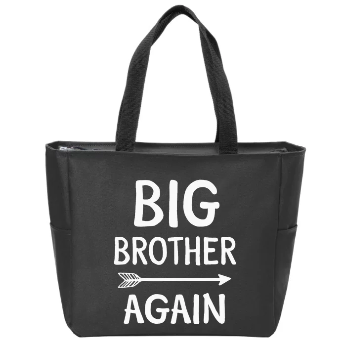 Big Brother Again With Arrow Zip Tote Bag