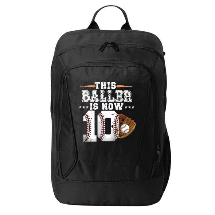 Baseball Birthday Age 10 Sports Themed Birthday City Backpack