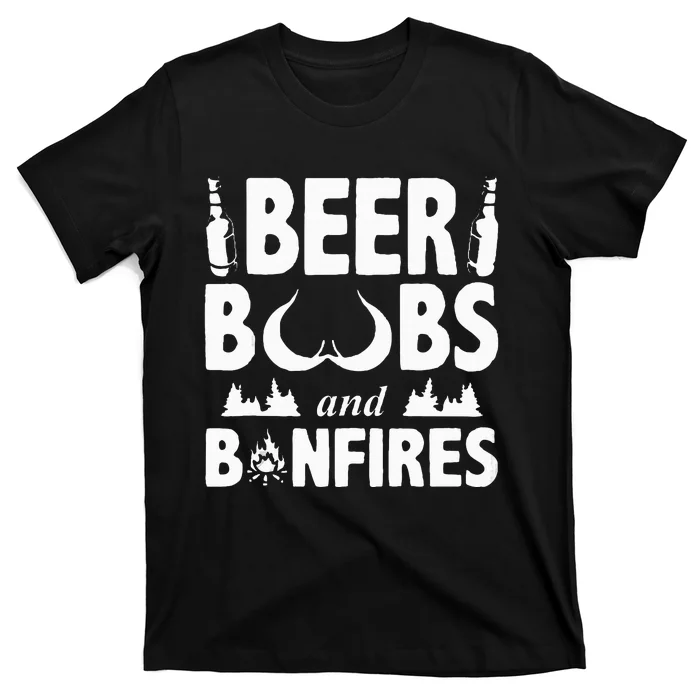 Beer Boobs And Bonfires Beer Dad Beer T-Shirt