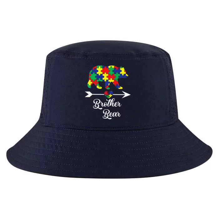 Brother Bear Autism Puzzle Awareness Bro Gifts Tee Cool Comfort Performance Bucket Hat