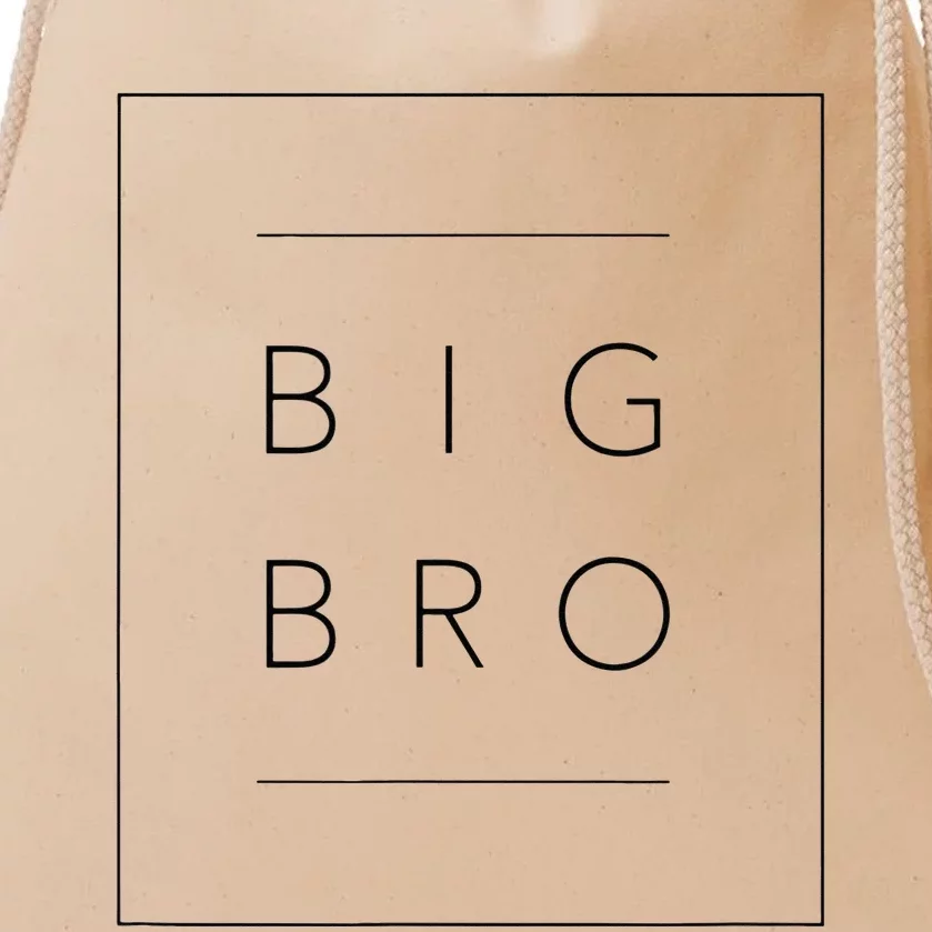 Big Brother Announcement Promoted To Big Bro Drawstring Bag