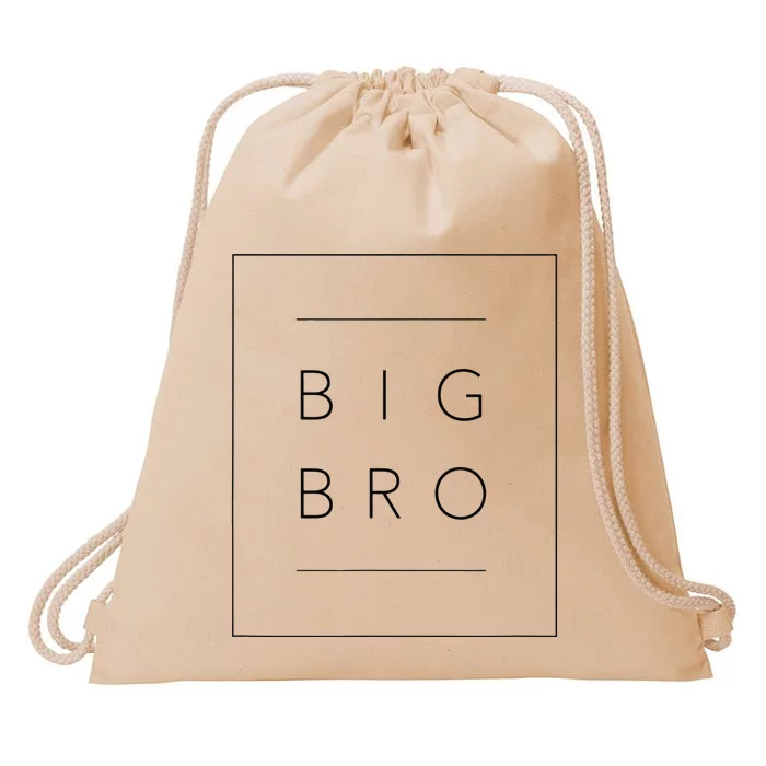 Big Brother Announcement Promoted To Big Bro Drawstring Bag