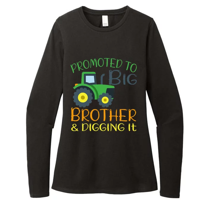 Big Brother Announcement Big Brother With Tractor Womens CVC Long Sleeve Shirt