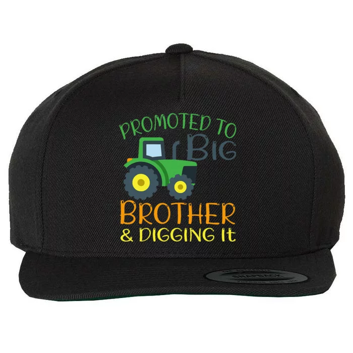 Big Brother Announcement Big Brother With Tractor Wool Snapback Cap