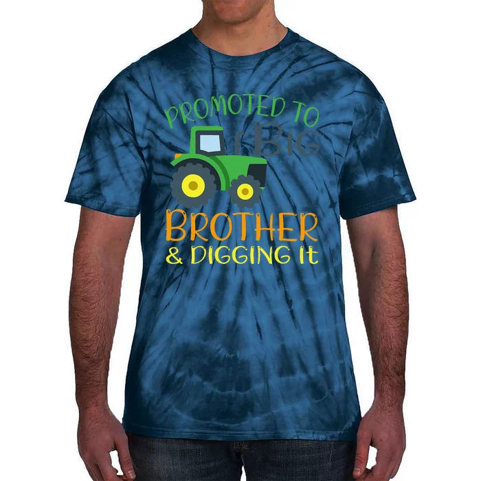 Big Brother Announcement Big Brother With Tractor Tie-Dye T-Shirt