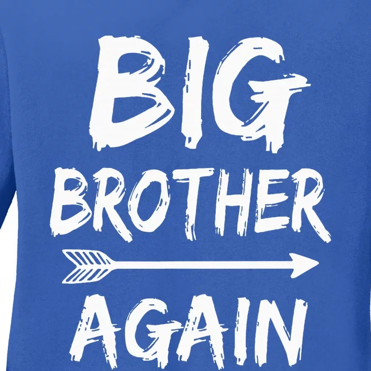 Big Brother Again For With Arrow Funny Gifts 2024 Ladies Long Sleeve Shirt