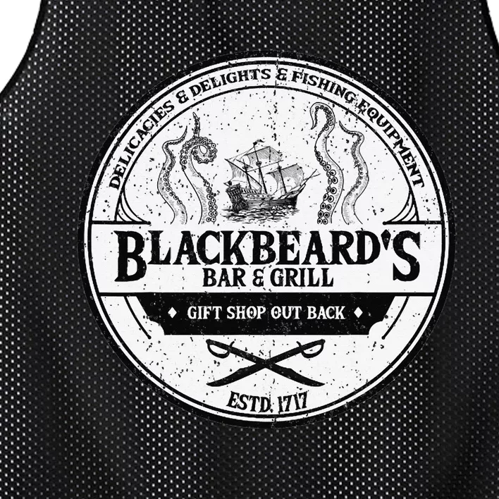 Blackbeard's Bar and Grill Mesh Reversible Basketball Jersey Tank