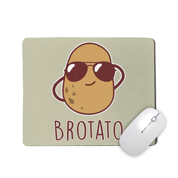 Brotato Brother And Potato Friendship Funny Potato Day Mousepad