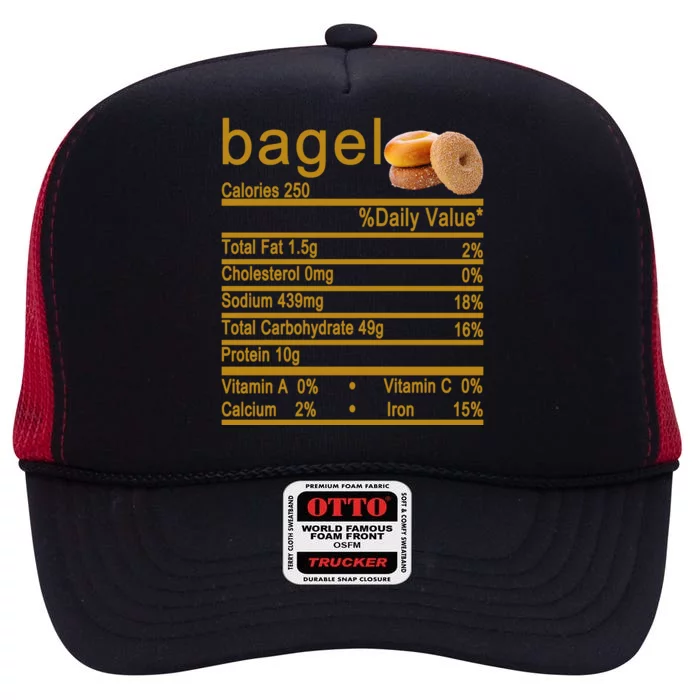 Bagel High Crown Mesh Trucker Hat