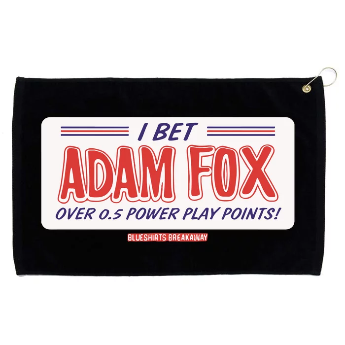 Blueshirts Breakaway Adam Fox Pp Points Bet Grommeted Golf Towel