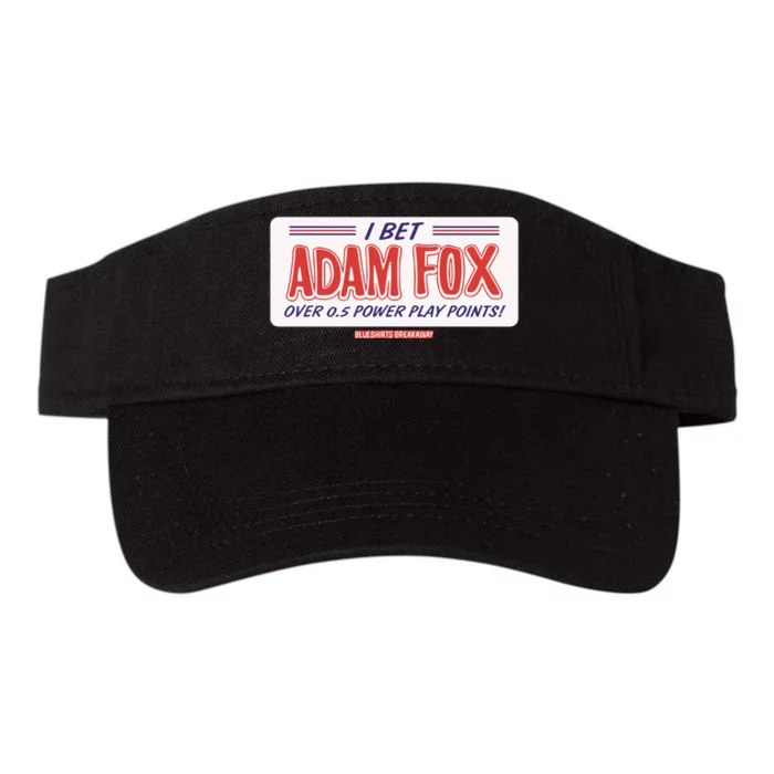 Blueshirts Breakaway Adam Fox Pp Points Bet Valucap Bio-Washed Visor