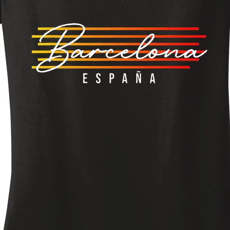 Barcelona Women's V-Neck T-Shirt