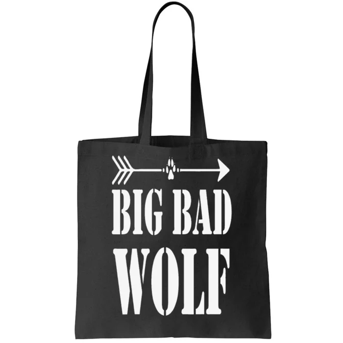 Big Bad and Wolf Funny Wolves Werewolf Cool Dog Tote Bag