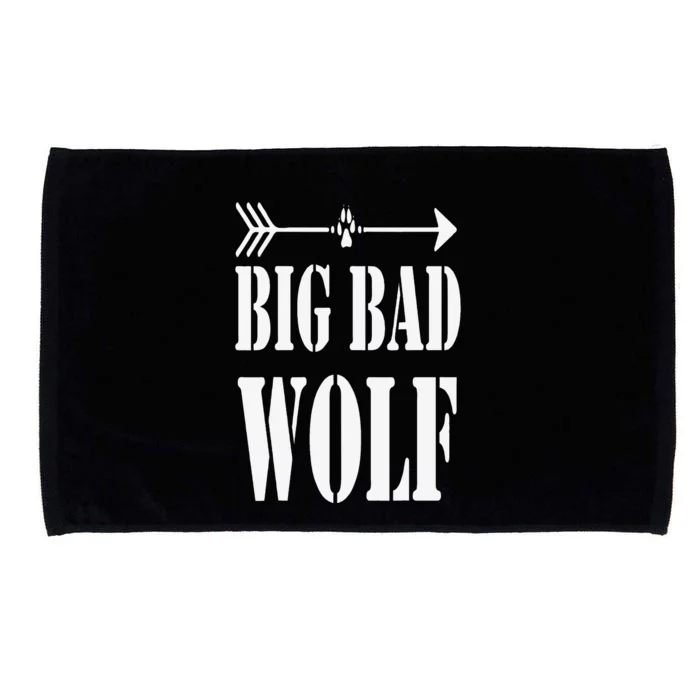 Big Bad and Wolf Funny Wolves Werewolf Cool Dog Microfiber Hand Towel