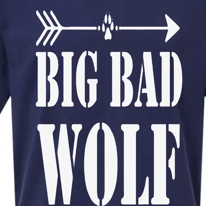 Big Bad and Wolf Funny Wolves Werewolf Cool Dog Sueded Cloud Jersey T-Shirt