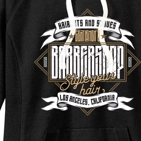 Barbershop Women's Fleece Hoodie