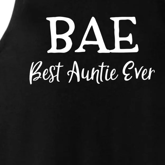 Bae Best Auntie Ever Aunt Mothers Day Christmas Gift Ladies Tri-Blend Wicking Tank