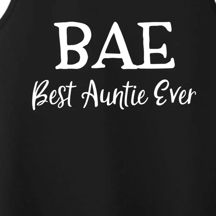 Bae Best Auntie Ever Aunt Mothers Day Christmas Gift Performance Tank