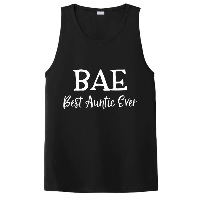 Bae Best Auntie Ever Aunt Mothers Day Christmas Gift Performance Tank