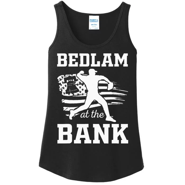 Bedlam Bedlam At The Bank Philadelphia Baseball Ladies Essential Tank