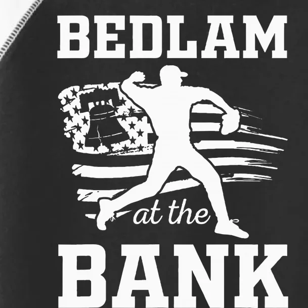 Bedlam Bedlam At The Bank Philadelphia Baseball Toddler Fine Jersey T-Shirt