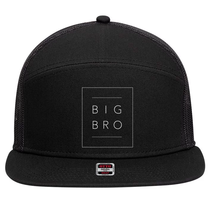 Big Brother Announcemen Promoted To Big Bro 7 Panel Mesh Trucker Snapback Hat