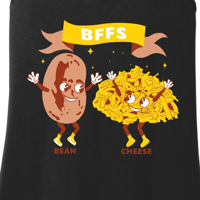 Bffs Bean And Cheese Ladies Essential Tank