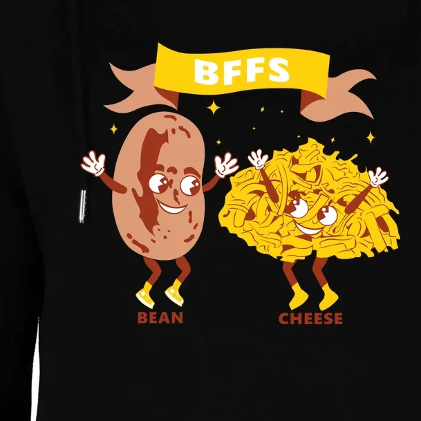 Bffs Bean And Cheese Womens Funnel Neck Pullover Hood