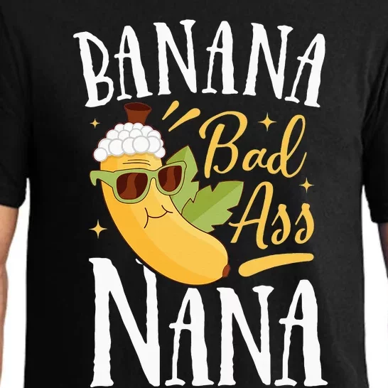 Banana Bad Ass Nana Grandma Grandmother Funny Mother's Day Pajama Set